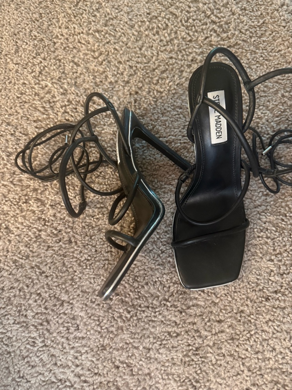 Strappy heels size 8
